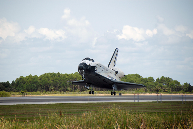 Endeavour landing